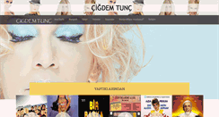Desktop Screenshot of cigdemtunc.com